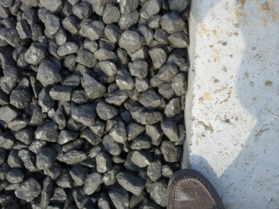 剛澆筑后近照生態混凝土